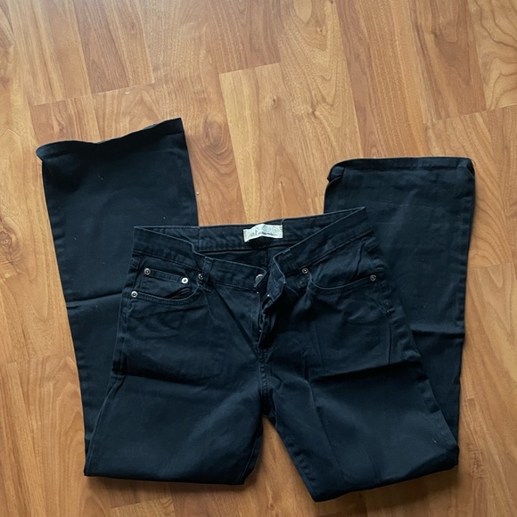 L.E.I. black very slight bootcut jeans - Picture 5 of 7